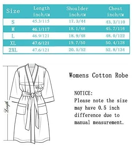 Womens Robe, Soft Kimono Spa Knit Long Bathrobe
