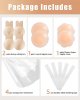 Self Adhesive Bra Adhesive Bra Women's Invisible Silicone Bra ( 2 Pair )